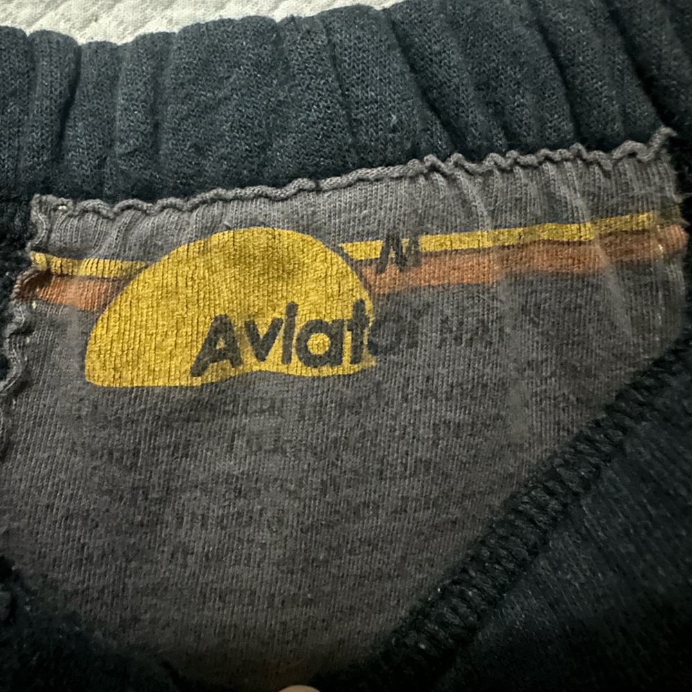 Aviator Nation 5 Stripe Sweatpants - black size M - Picture 4 of 4